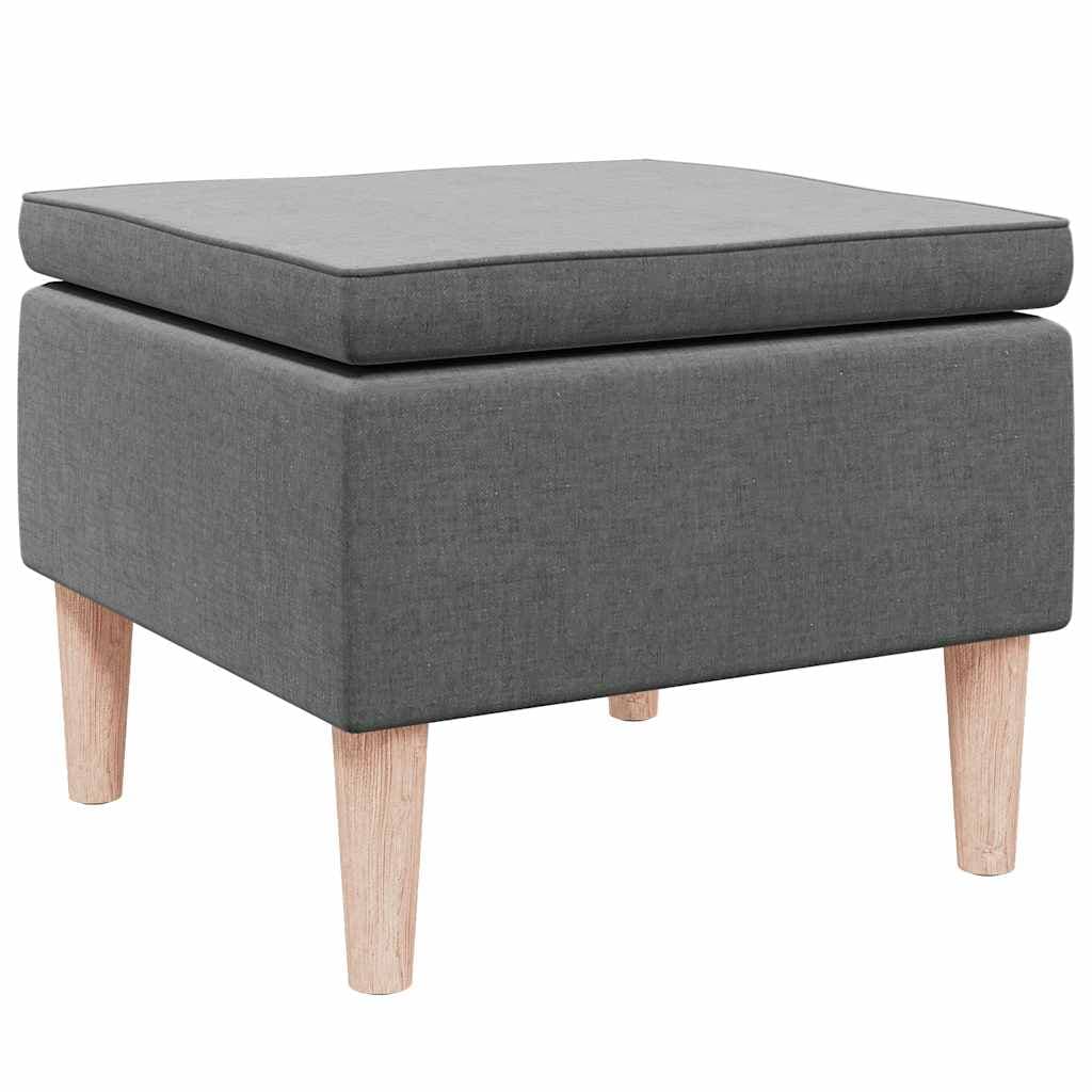 Hocker mit Holzbeinen