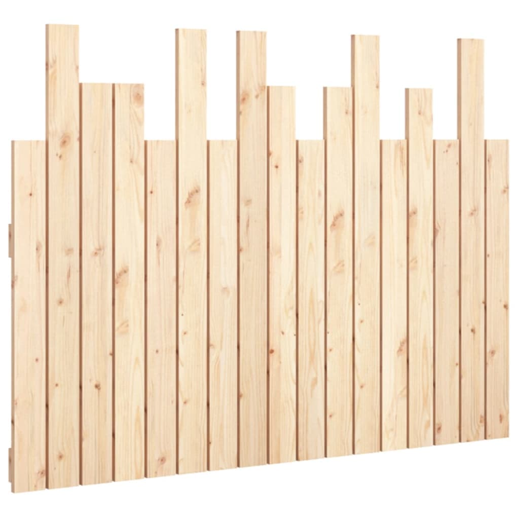 Wandmontiertes Kopfteil aus Massivkiefer, 108x und 204x