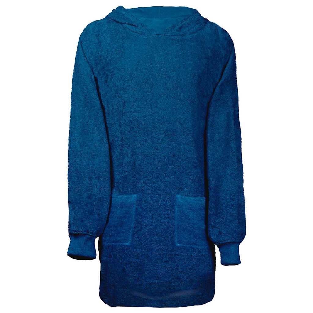 Albornoz de algodón azul marino