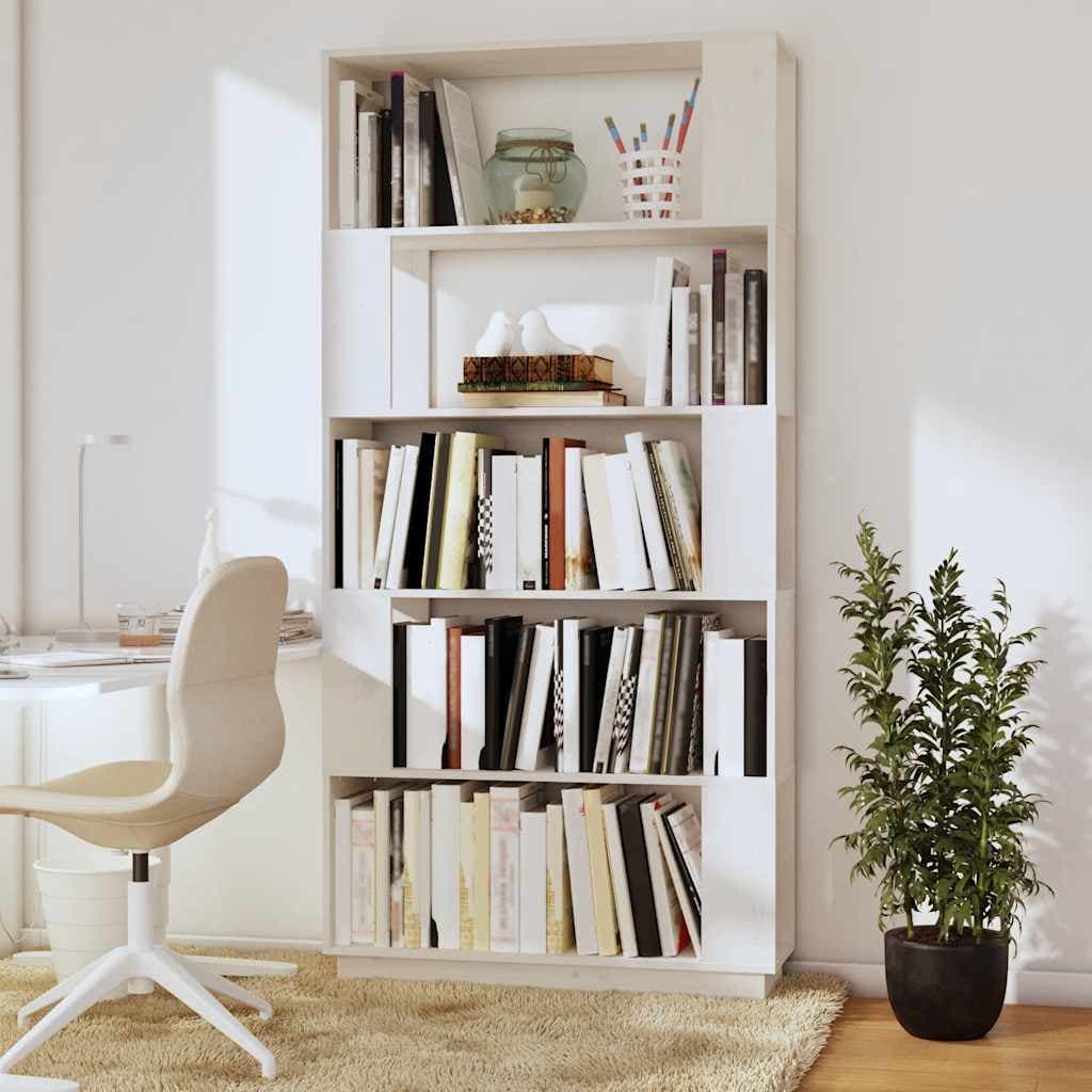 Bücherregal Raumteiler Massivkiefer 80x25x163,5