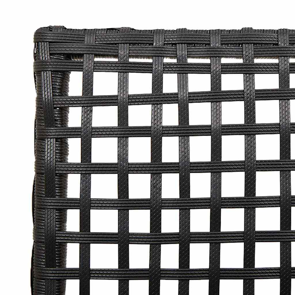 Gartenstuhl 2er-Set Polyrattan wetterfest