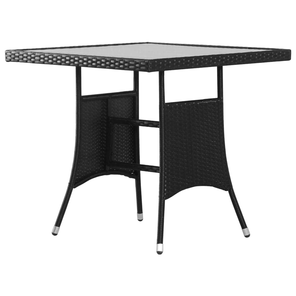 Gartentisch 80 cm Polyrattan