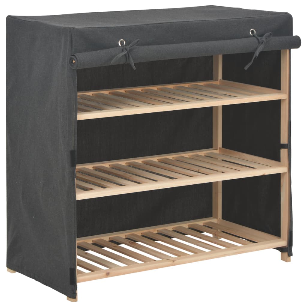 Schuhschrank mit Abdeckung 79 cm