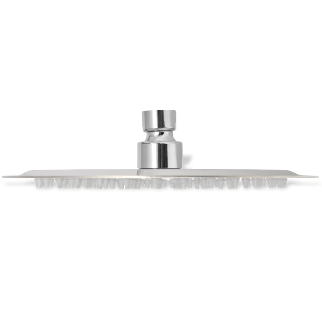 Soffione doccia rotondo in acciaio inox 20 cm