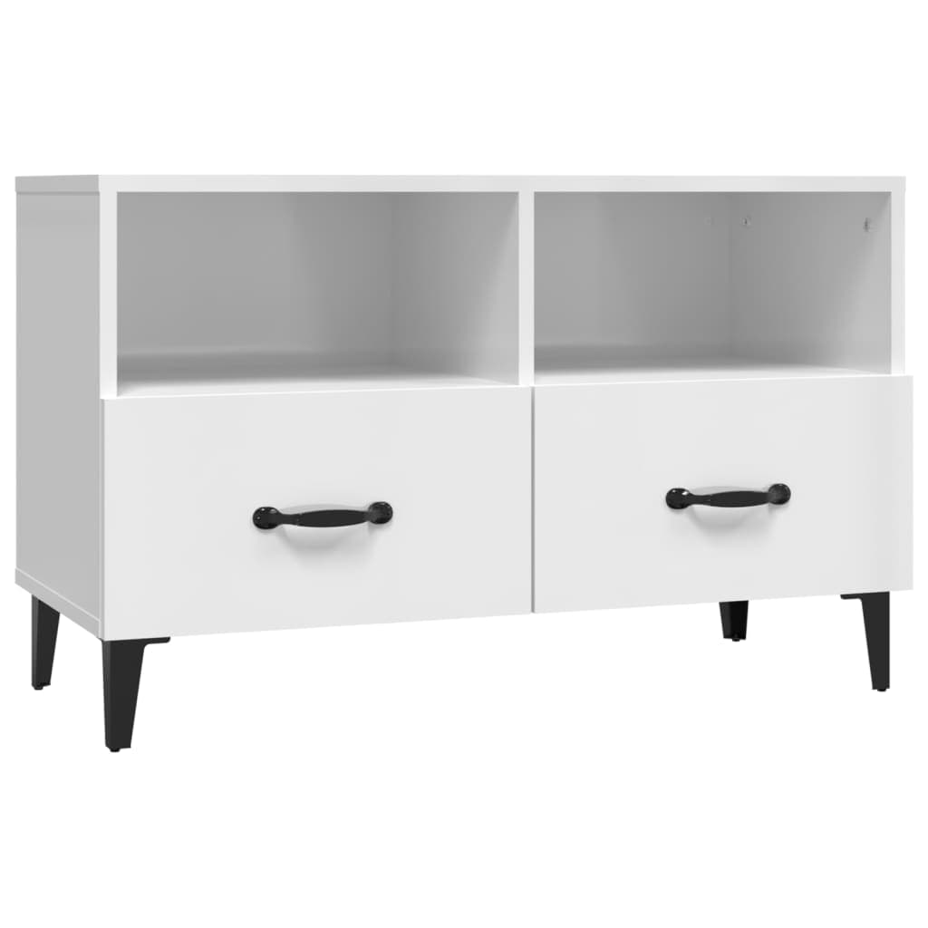 TV-Schrank Hochglanz 80 cm Holzverbundstoff
