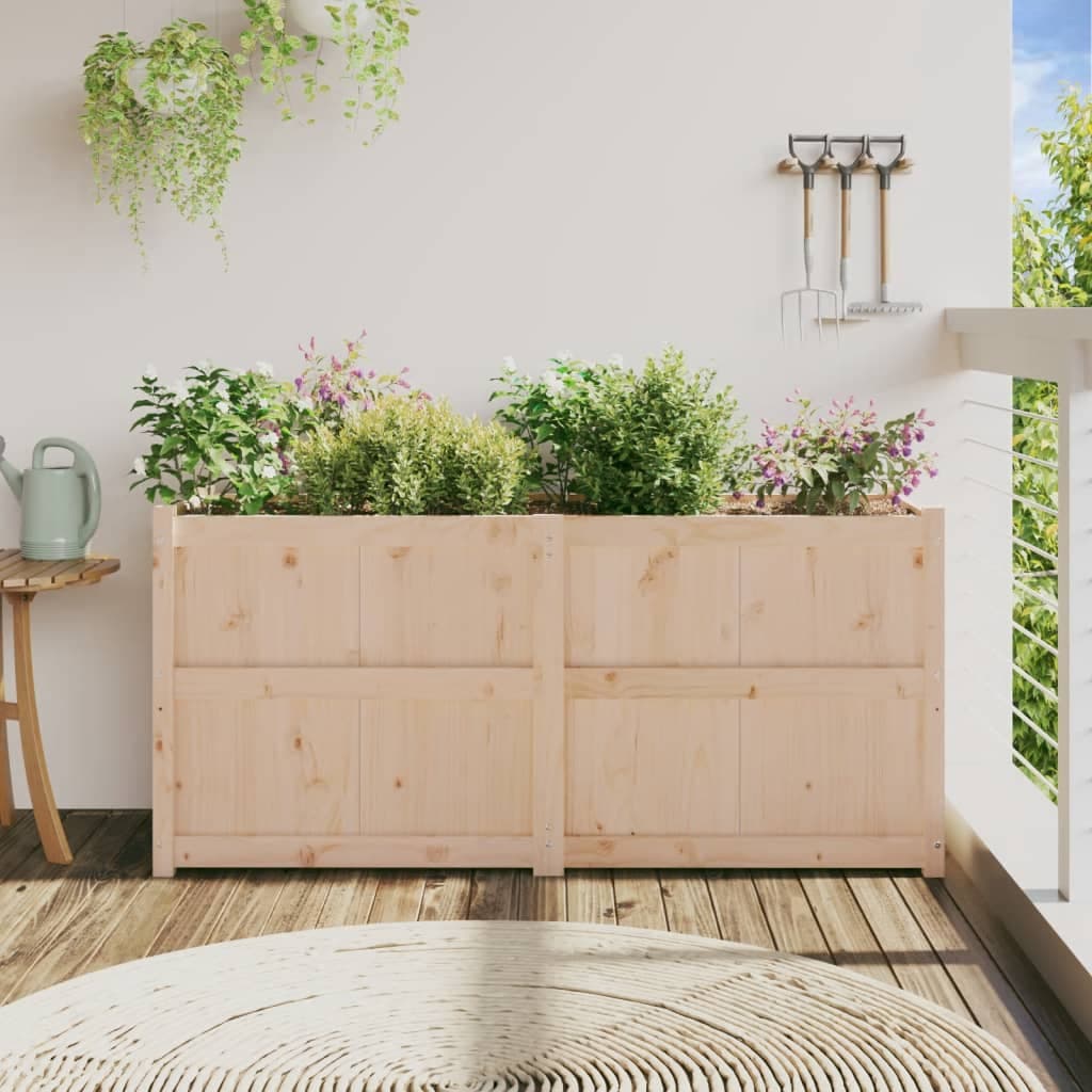 Pflanzkasten 150 cm aus massivem Kiefernholz
