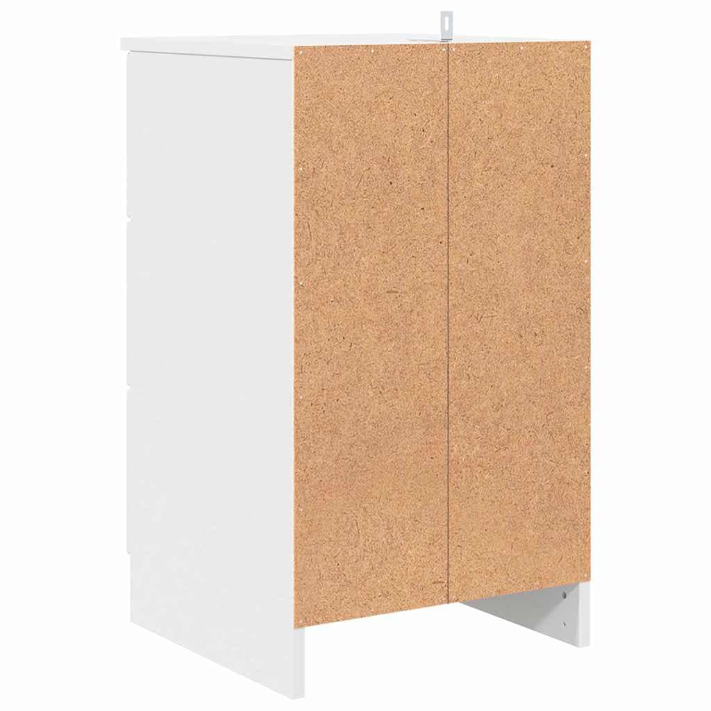 Nachttisch mit Schubladen 38 cm Holzverbund