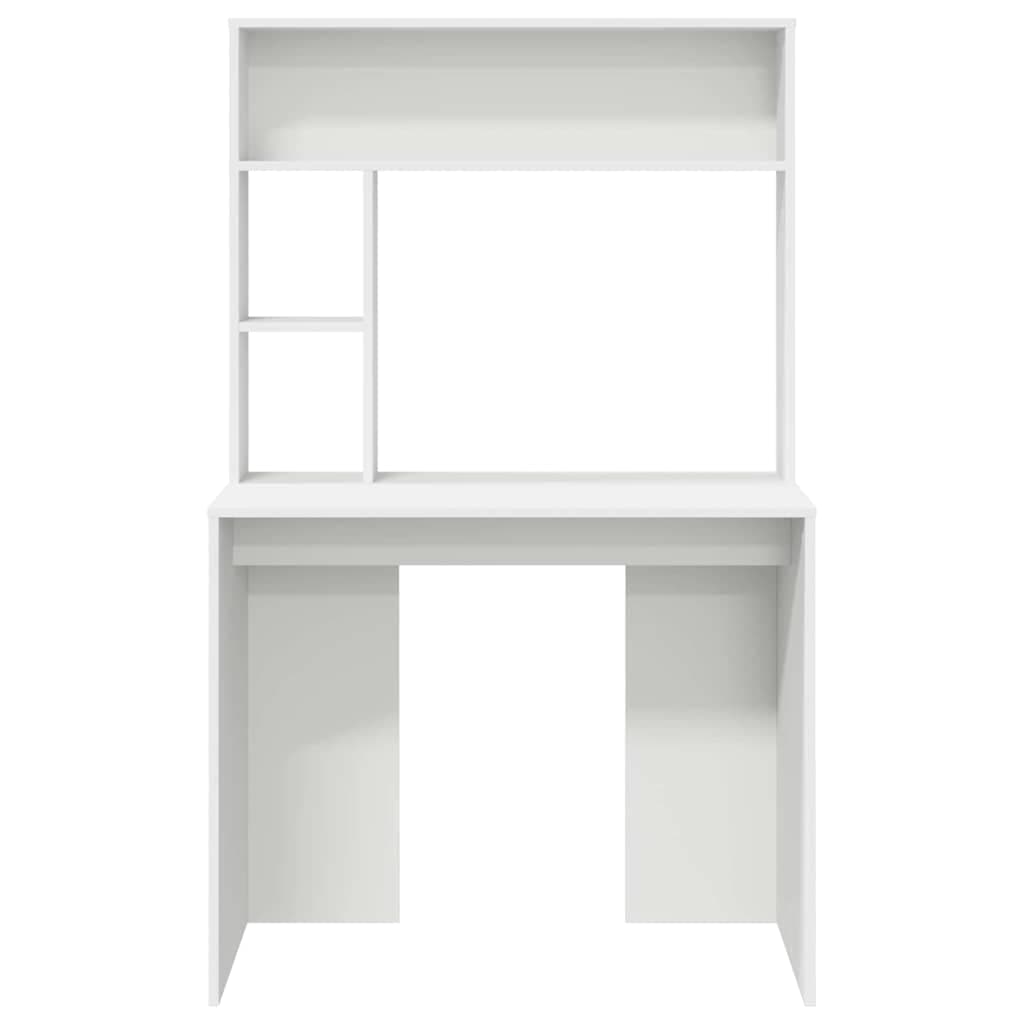 Bureau avec étagère 91 cm bois