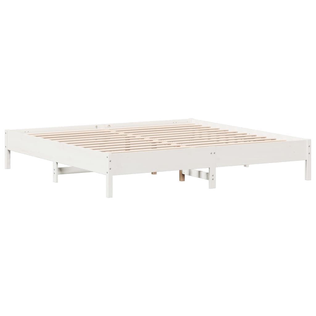 Cama de pino macizo sin colchón