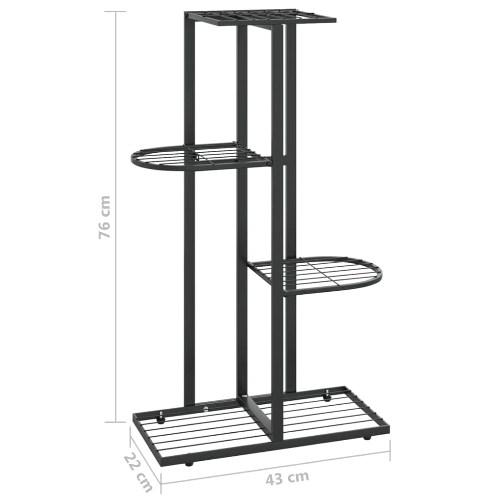 Vierstufiger Blumenständer 43 cm