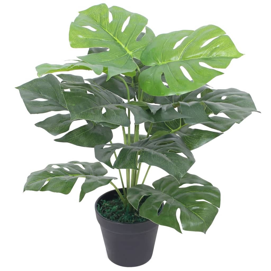 Künstliche Monstera im Topf, 45 cm