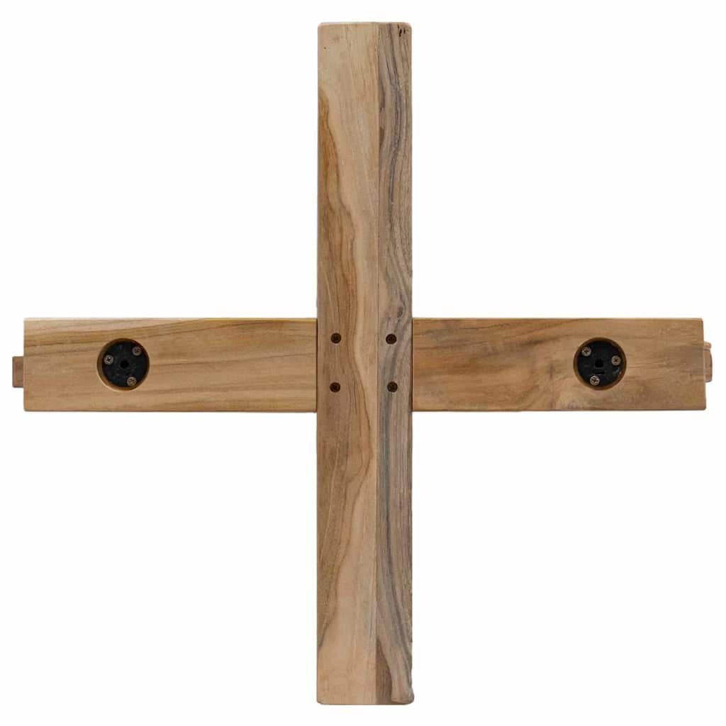 Weihnachtsbaum mit Ständer, 150 cm, Massivholz Teak