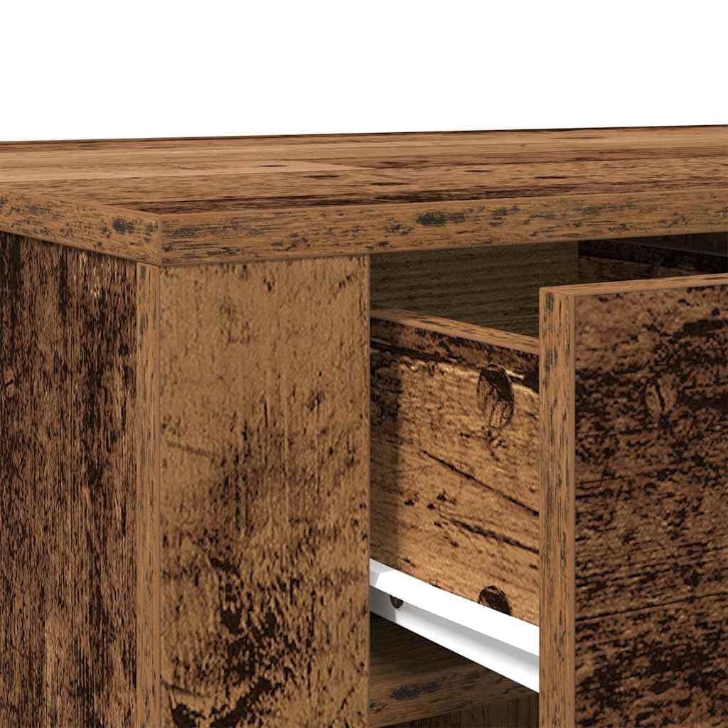 Bureau Artisan Oak effet bois 100 cm