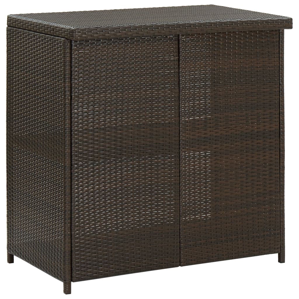 3-teiliges Bar-Set aus Polyrattan