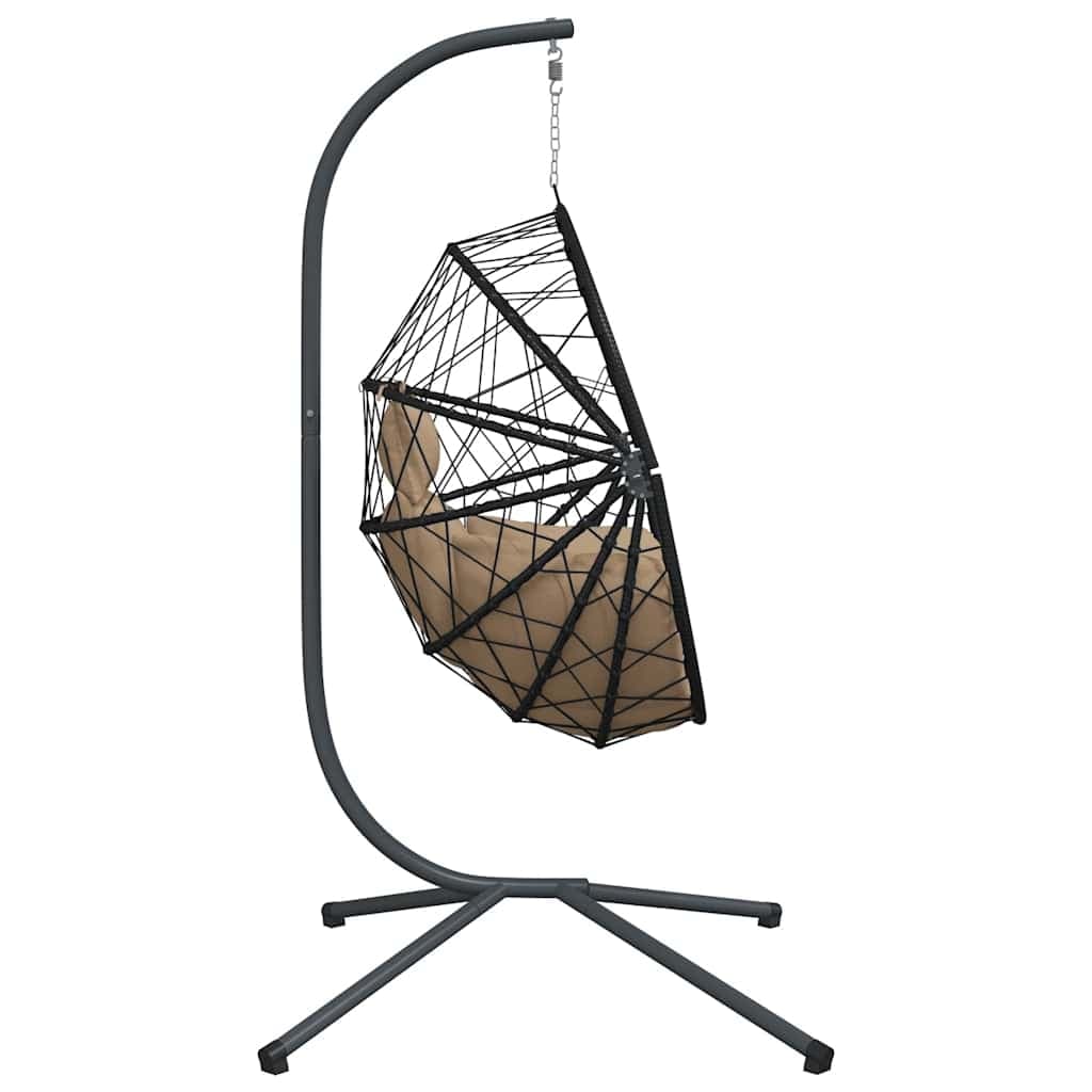 Hängesessel Ei-Design Rattan-Gestell