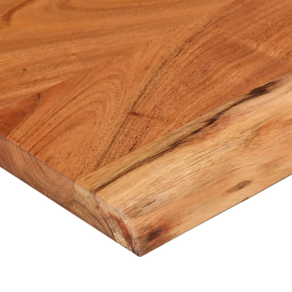 Wandregal 40x20x2,5 cm rechteckig Massivholz Akazie Baumkante