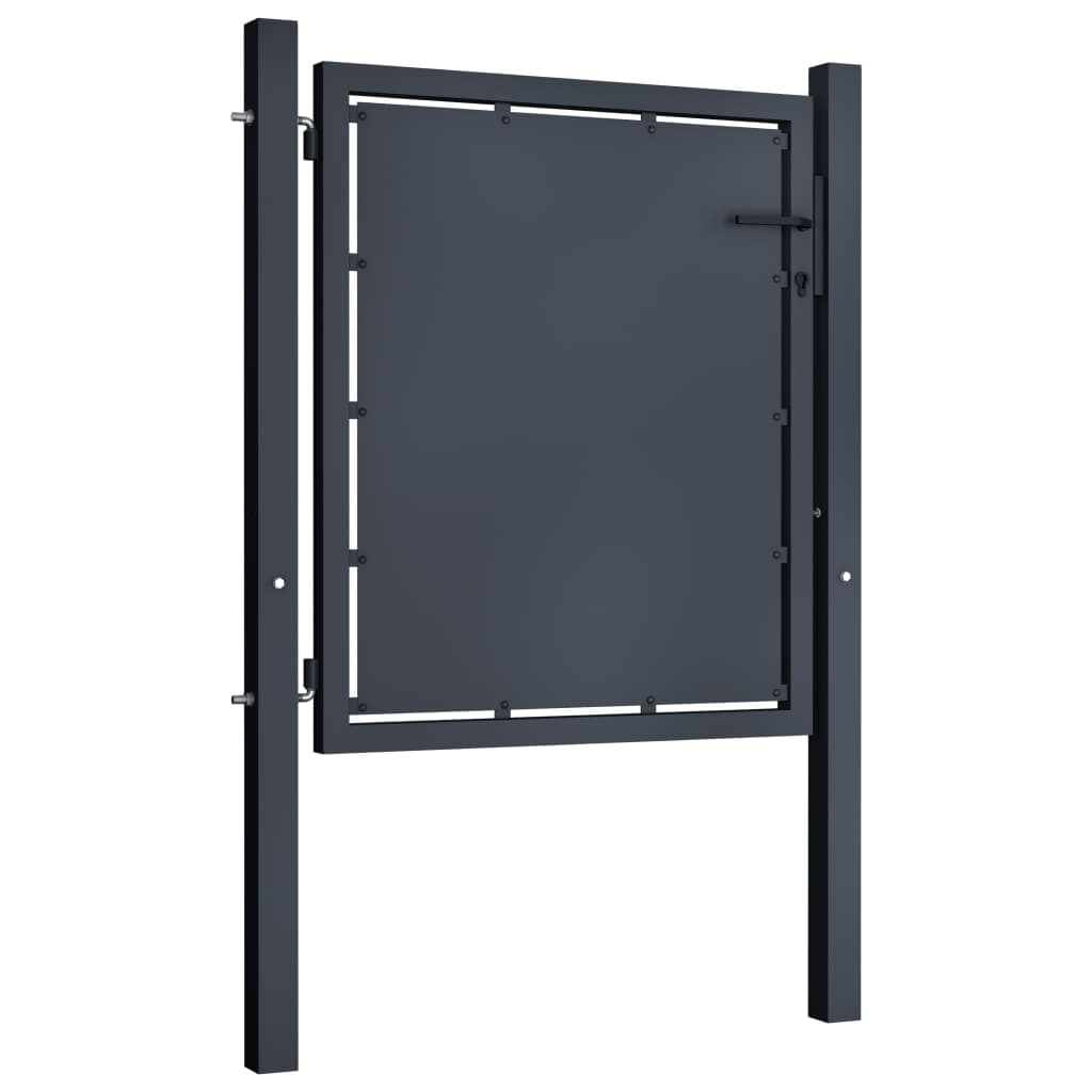 Gartentor Anthrazit 100×100 cm