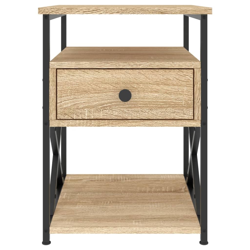 Nachttisch Sonoma Eiche Holz 40 cm