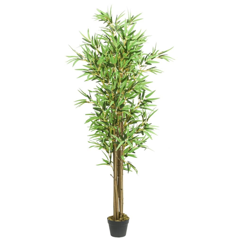 Künstlicher Bambusbaum mit 1288 Blättern, 180 cm