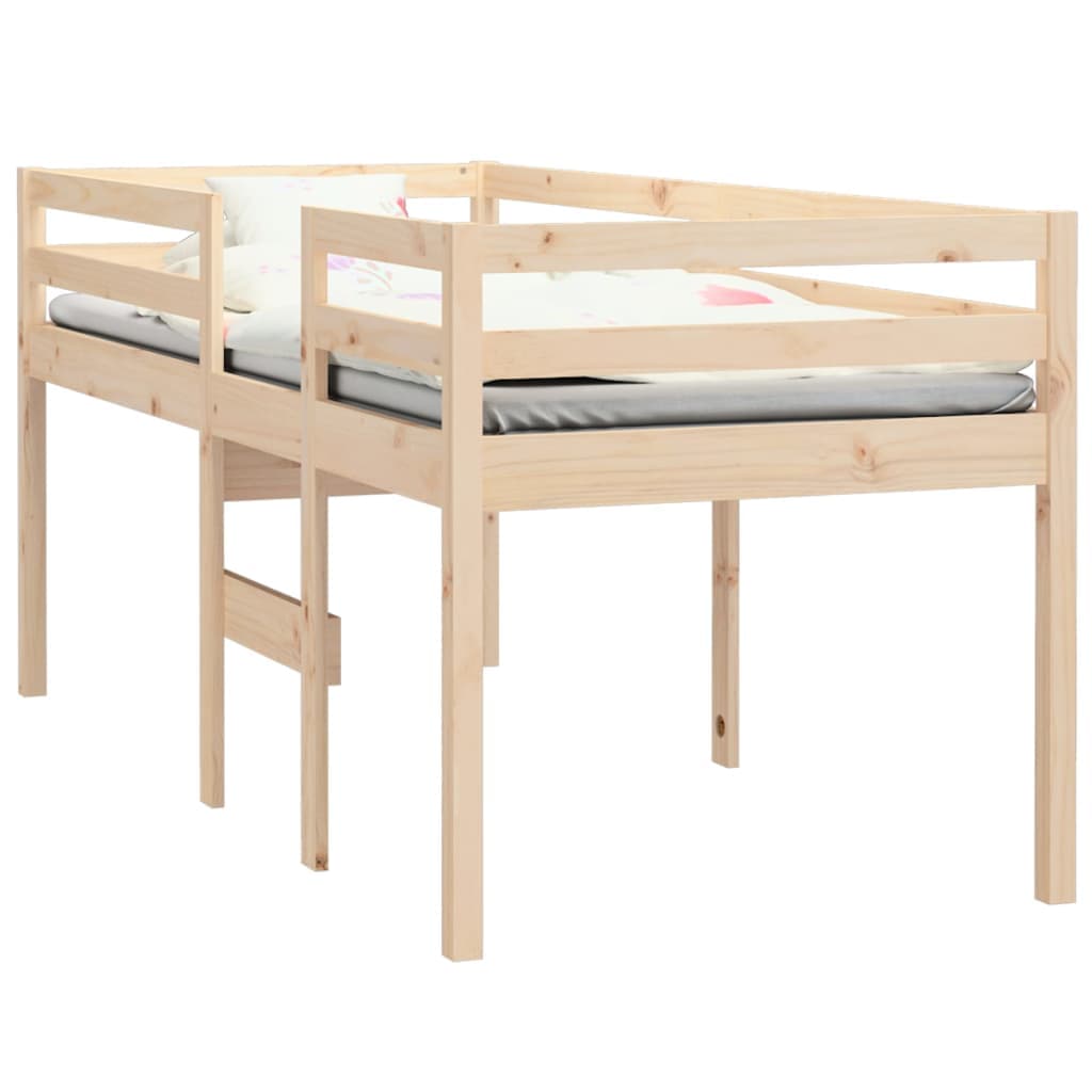 Hochbett aus massivem Kiefernholz