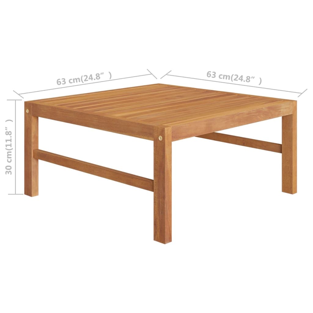 3-teiliges Garten-Lounge-Set Teakholz