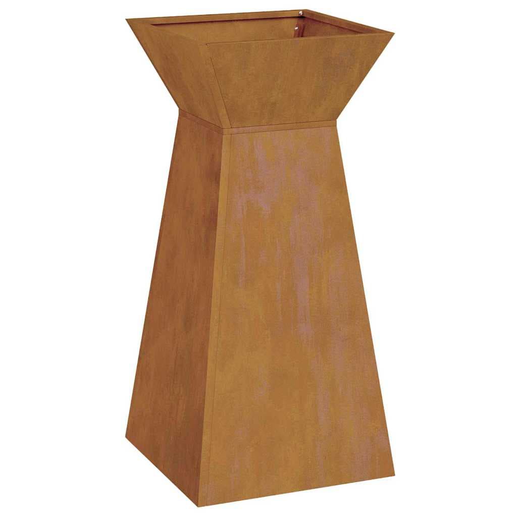 Portavasi a colonna argento 35 cm, set da 2