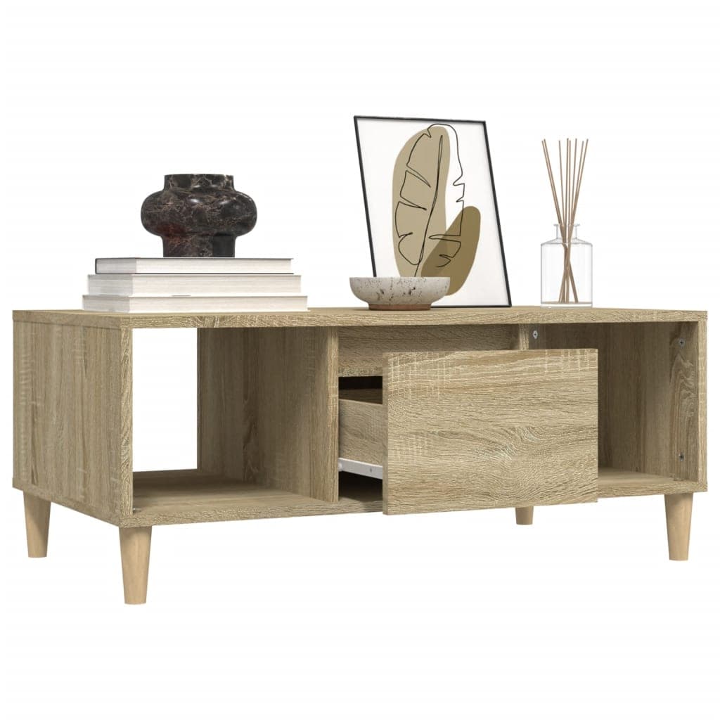 Couchtisch Sonoma-Eiche 90x50x36,5 cm Holzverbund