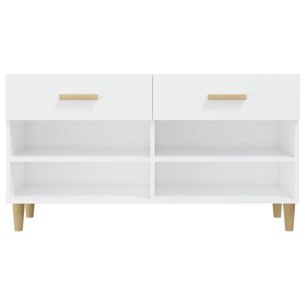 Schuhschrank Hochglanz 102 cm Holzwerkstoff