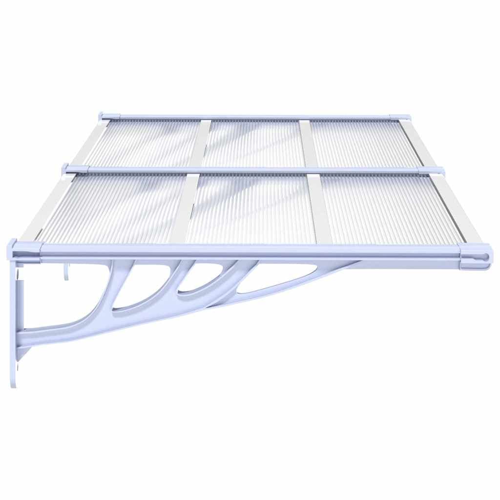 Transparente Türüberdachung aus Polycarbonat, 152