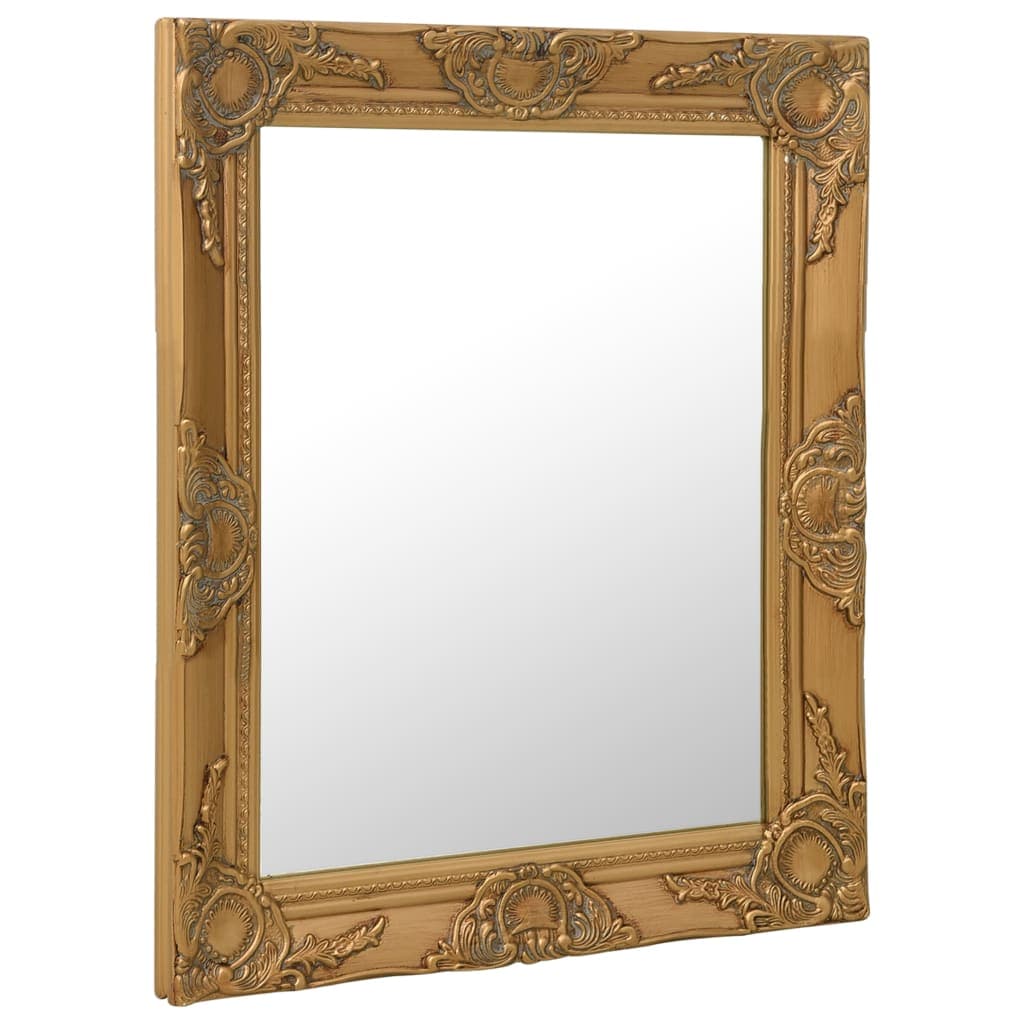 Barockstil Wandspiegel in Gold