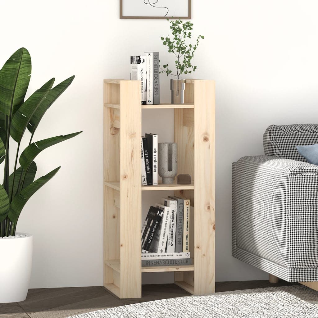 Bücherregal Raumteiler Kiefernholz massiv 41 cm