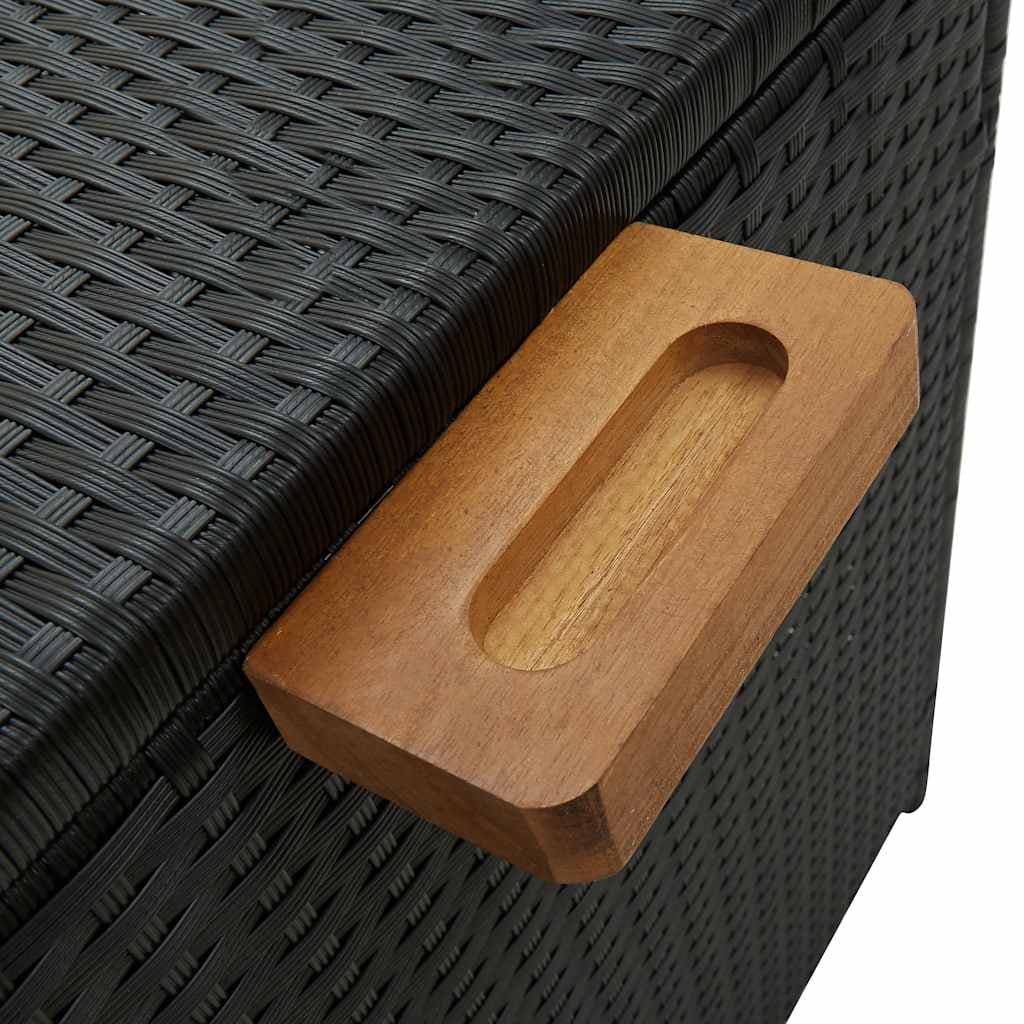 Polterbox aus Poly-Rattan 120 cm