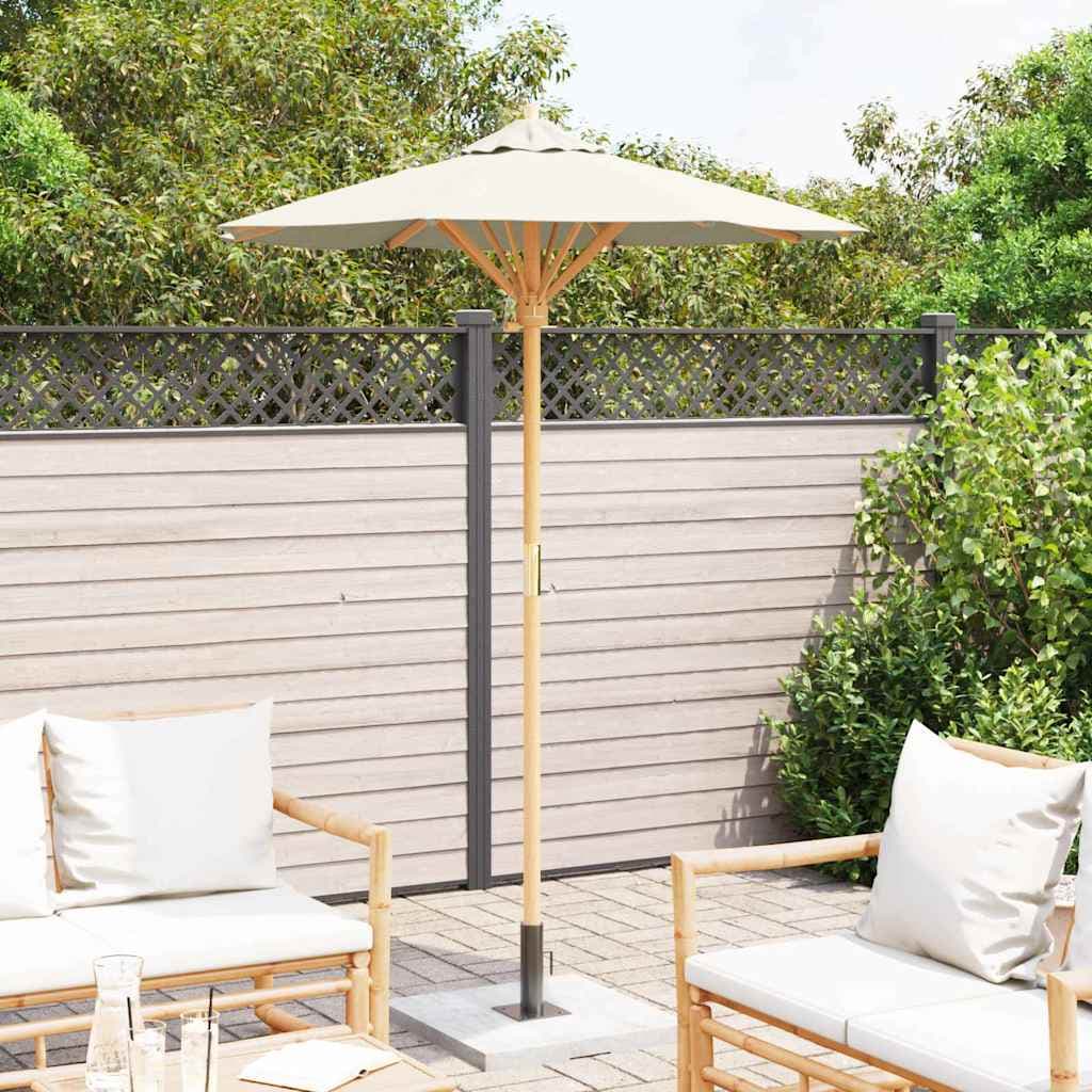 Gartenschirm in Creme-Weiß, 150 cm