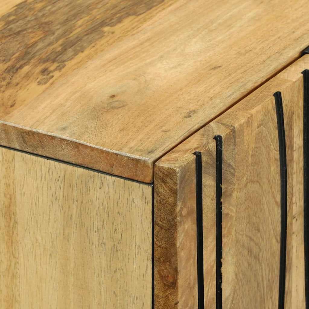 Highboard 60 cm aus massivem Mangoholz