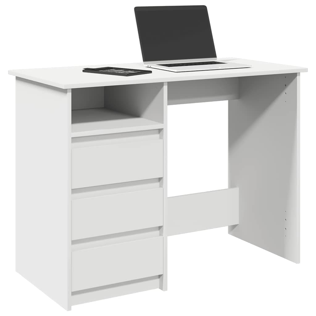 Bureau 102 cm chêne Sonoma panneau bois