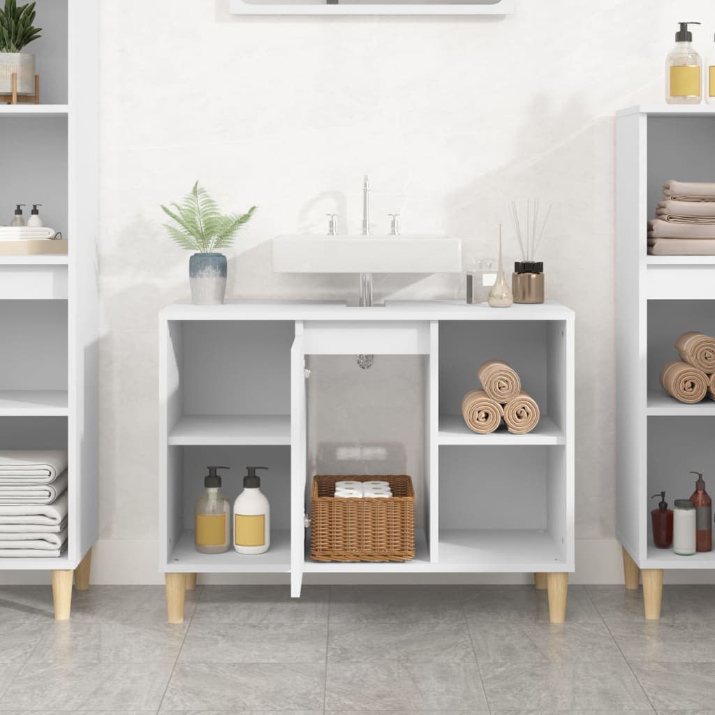 Waschtischunterschrank 80 cm Holzverbundstoff