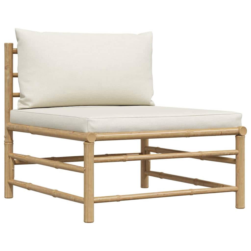 Gartenlounge-Set, 3-teilig mit Polstern, 2-teilig