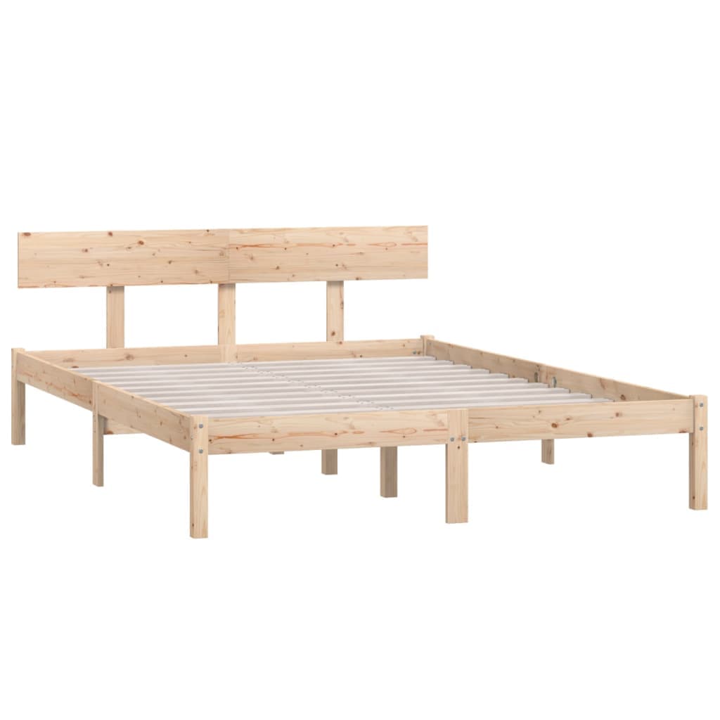 Massivholzbett aus Kiefer