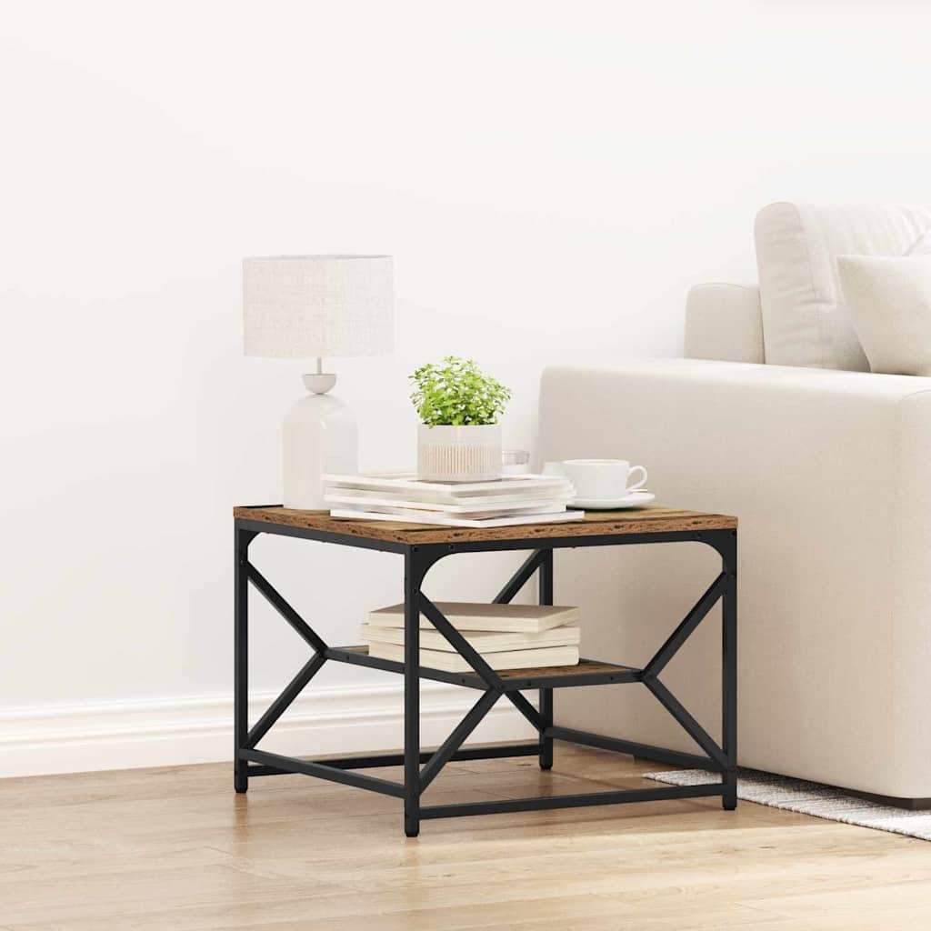Couchtisch aus Altholz mit 51 cm Höhe