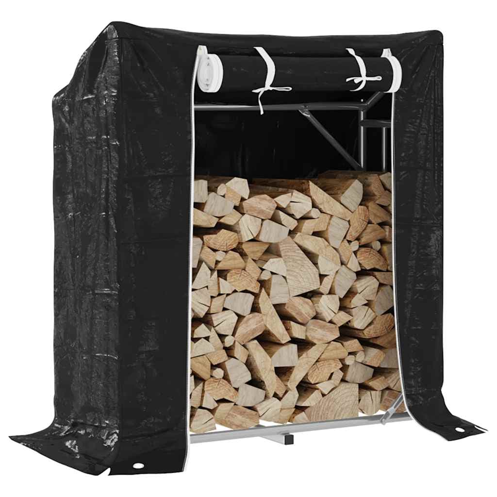 Portaceppi con copertura antipioggia 100,5x40,5x110,5 cm