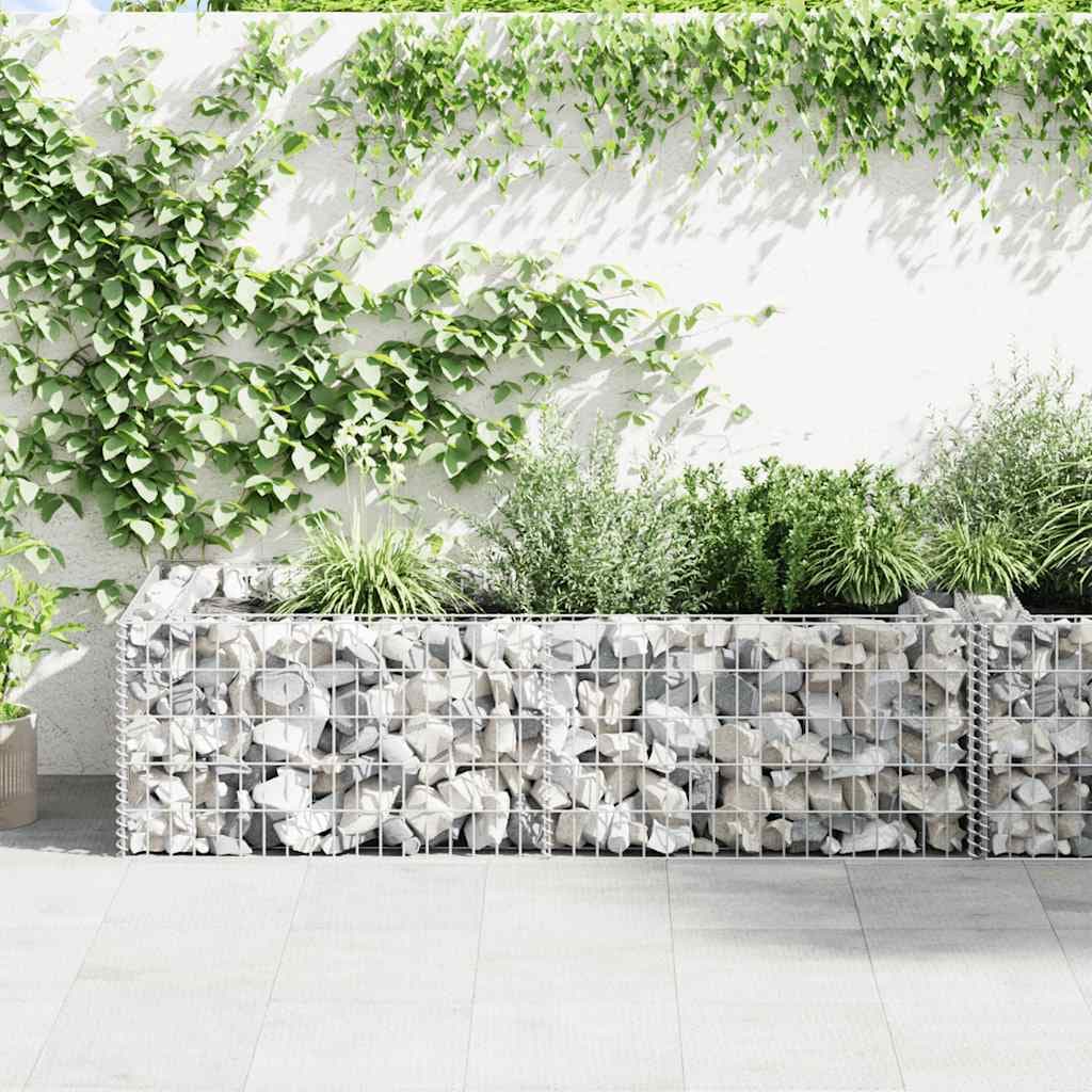 Pflanzkorb aus Stein 180x90x50 cm