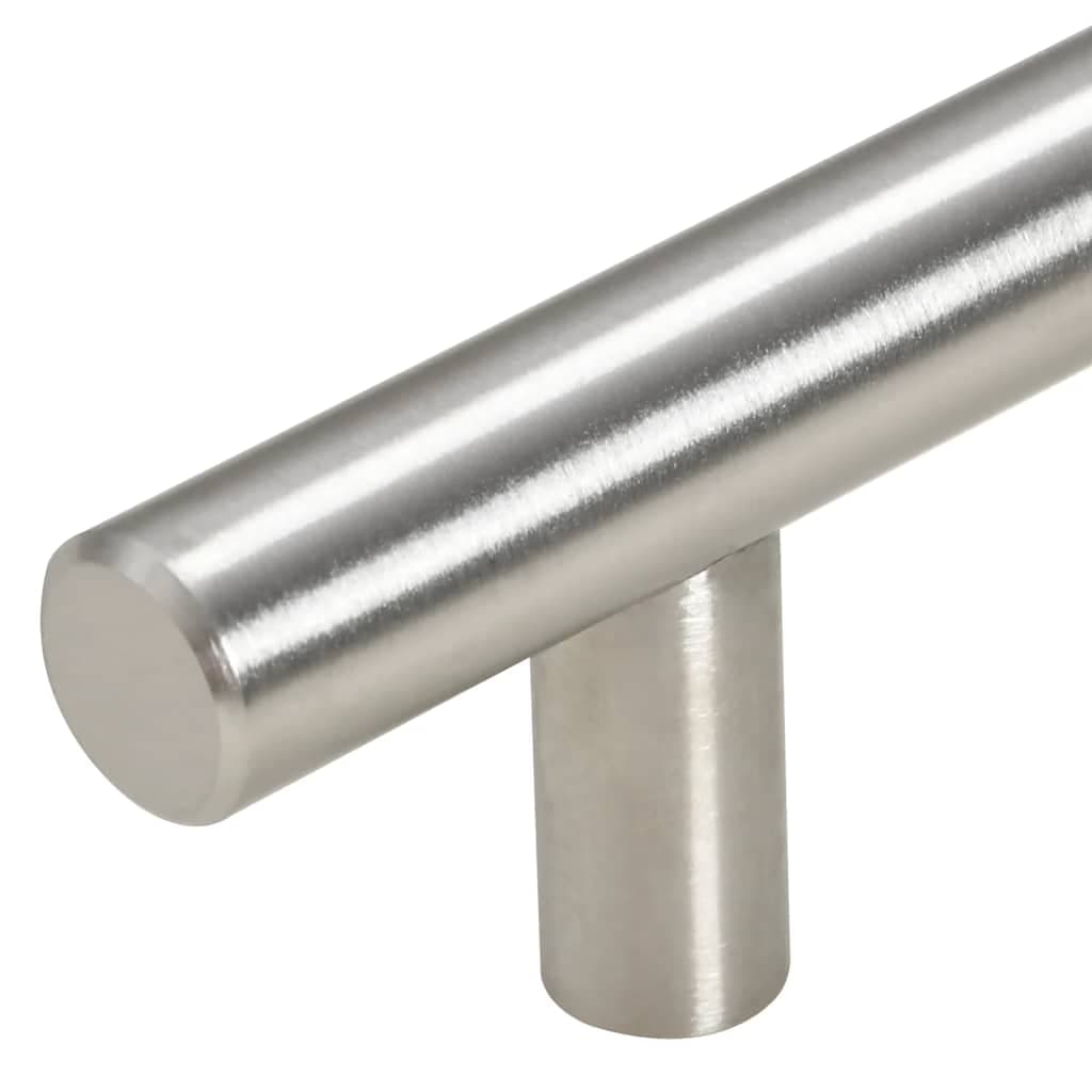 Edelstahl Möbelgriffe 10er Set Silber 64 mm