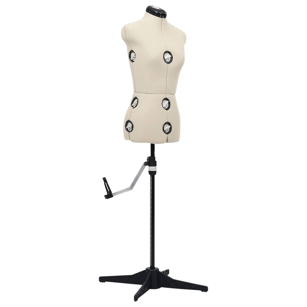 Maniquí mujer ajustable crema talla S