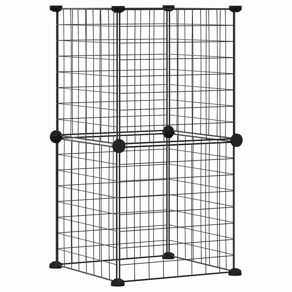 8er Haustiergitter-Set mit Tür, sicher