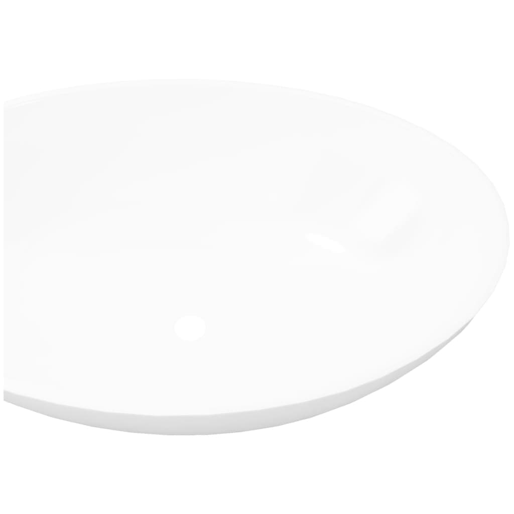 Lavabo ovale in ceramica