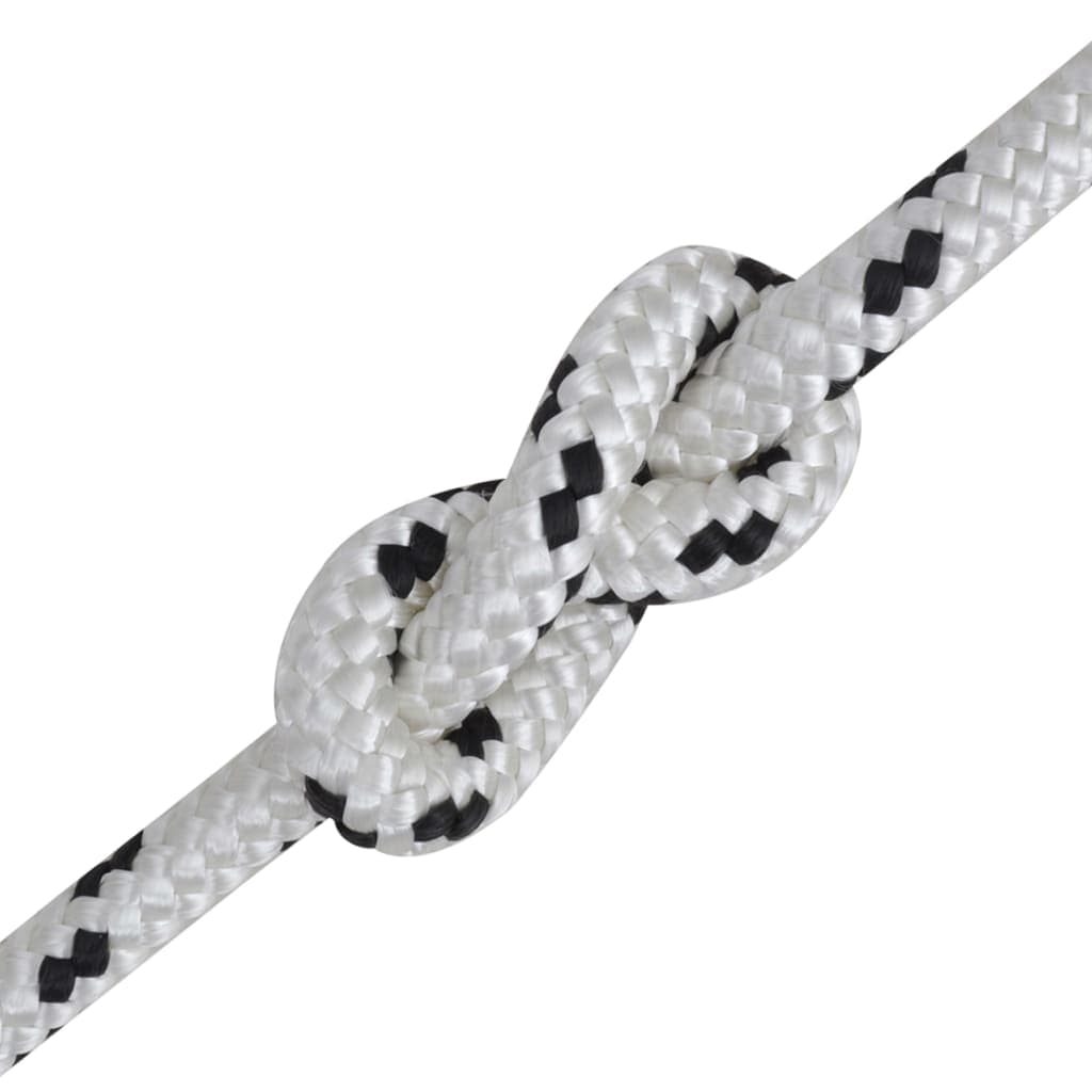 Cuerda náutica trenzada de poliéster, 6 mm, 500 m
