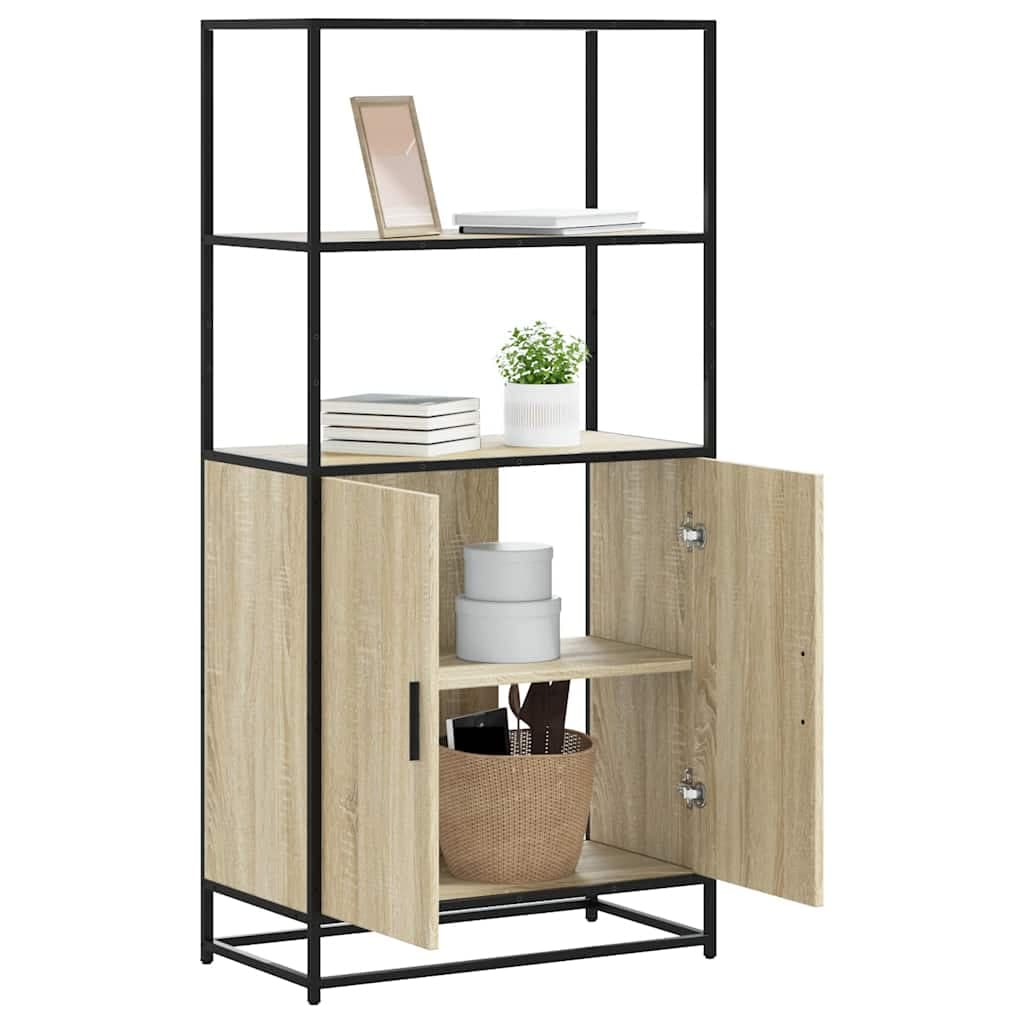 Highboard Sonoma Eiche 68 cm aus Holzwerkstoff