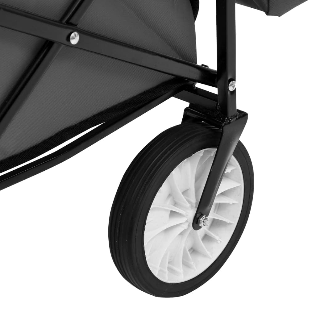 Chariot pliable avec toit solaire