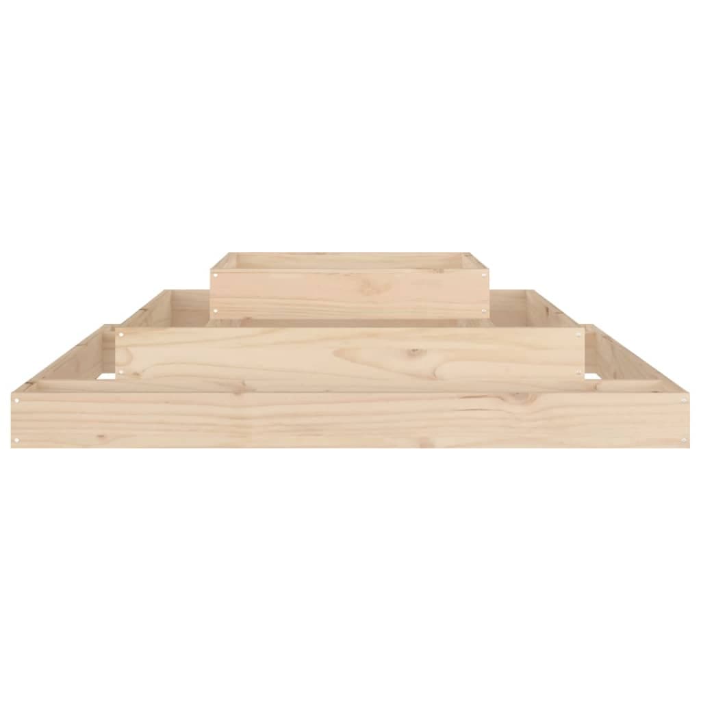 Fioriera in legno massiccio di pino 110 cm