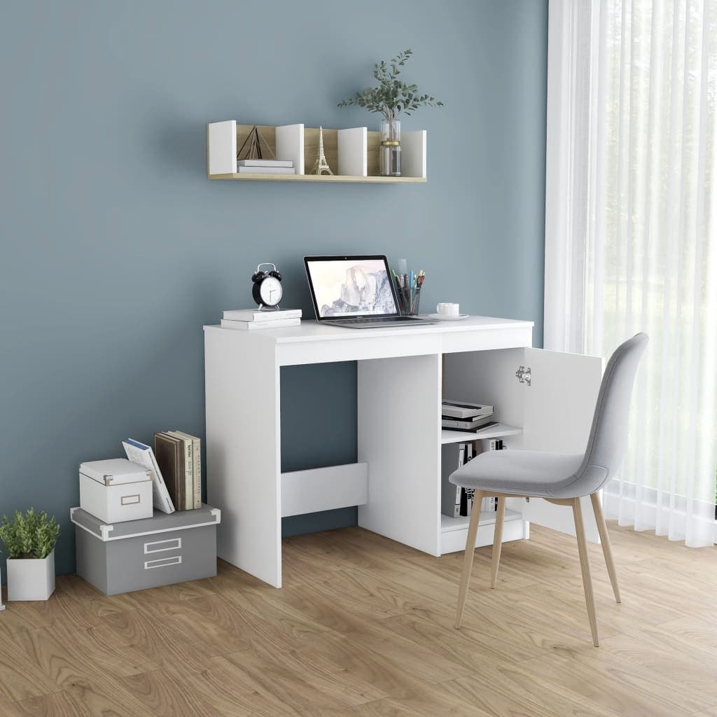 Bureau 100x50x76 cm en panneau de bois